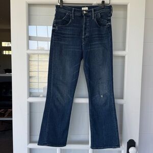 MOTHER Dark Blue Flare Jeans